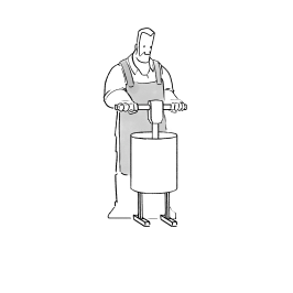Mixen van egalisatiemortel